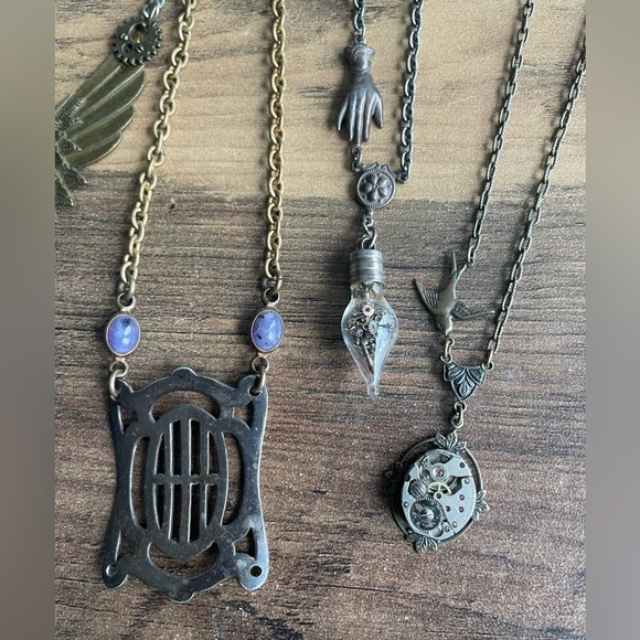 Set of Steampunk Necklaces - Picture 3 of 3